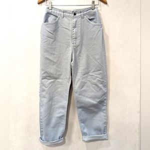 VINTAGE Blair light wash blue denim high rise  straight leg mom jeans